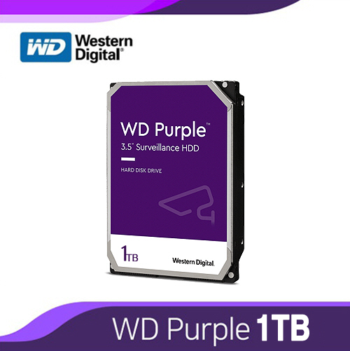 [HDD-1TB] [웨스턴디지털 퍼플 Purple] 하드디스크 WD10PURZ 1000GB 1테라 1TB HDD [1테라 1Tera]
